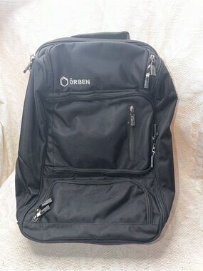 Örben Black Men's Business Padded Backpack weekender business